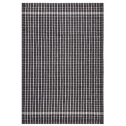 B&M Grey Check Tea Towels 3pk -Home Furnishings 380305 3pk check tea towels grey 4