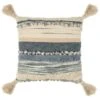 B&M Esme Stripe Woven Cushion - Navy -Home Furnishings 380610 esme stripe woven cushion navy