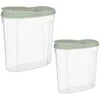 B&M Cereal Storage Container Set 2pk - Sage -Home Furnishings 380752 cereal storage set 2 peice sage
