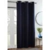 B&M Kent Woven Blackout Panel 54 X 86" - Navy -Home Furnishings 380882 kent blackout woven panel navy
