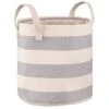 B&M Perissa Nordic Striped Basket - Blue & White 1 B&M Perissa Nordic Striped Basket - Blue & White -Home Furnishings 381872 nordic basket