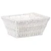 B&M Syros Mini Wicker Basket - White -Home Furnishings 381905 syros mini basket white