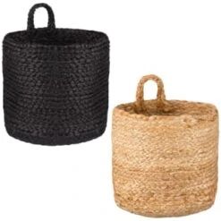 B&M Thera Hanging Storage Basket - Black 5 B&M Thera Hanging Storage Basket - Black -Home Furnishings 381912 381913 thera hanging basket main