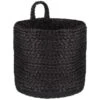 B&M Thera Hanging Storage Basket - Black -Home Furnishings 381912 thera hanging basket black