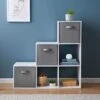 Lokken 1-2-3 Shelving Unit & Baskets - White 2 Lokken 1-2-3 Shelving Unit & Baskets - White -Home Furnishings 383073 lokken 1 2 3 cube white with 3 baskets