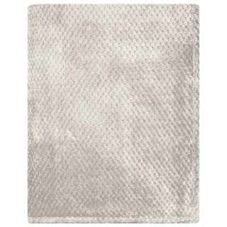 B&M Waffle Throw - Silver 4 B&M Waffle Throw - Silver - Image 2