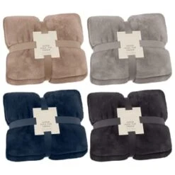 Heritage Collection Aspen Faux Fur Throw - Navy -Home Furnishings 383178 383180 383182 383183 aspen throw group 3