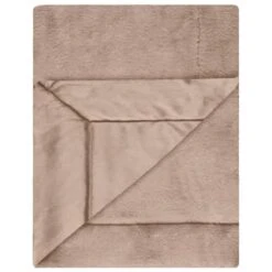 Heritage Collection Aspen Faux Fur Throw - Mink -Home Furnishings 383183 aspen throw dark mink 2