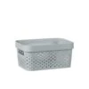B&M Medium Rectangular Spot Storage Basket - Grey -Home Furnishings 384230 rectangular medium spot basket grey