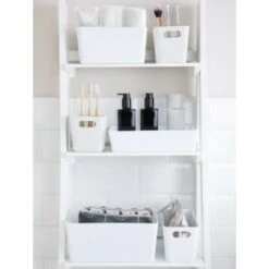Soho Storage Tub 10 X 30 X 10cm - White -Home Furnishings 384323 384402 384407 384416 soho box white group1 3