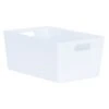 Soho Storage Tub 11 X 25.5 X 17cm - White -Home Furnishings 384323 soho size e box white 11x25 5x17cm