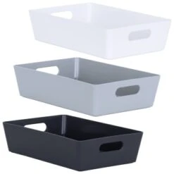 Soho Storage Tray 6 X 25.5 X 17cm - White -Home Furnishings 384407 soho size d box 6x25 5x17cm group