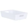 Soho Storage Tray 6 X 25.5 X 17cm - White -Home Furnishings 384407 soho size d box white 6x25 5x17cm