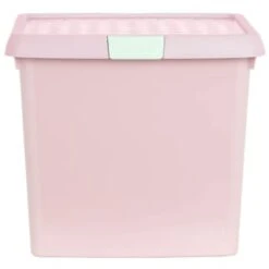 B&M Waffle Clip Box Storage Cube 14L - Dusty Pink