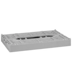 Midi Stacking Fold Flat Crate 30.6 X 20.5 X 12.6cm - Grey 8 Midi Stacking Fold Flat Crate 30.6 X 20.5 X 12.6cm - Grey -Home Furnishings 384970 home essentials midi stacking fold flat crate grey 3