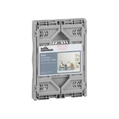 Mini Stacking Fold Flat Crate 22.2 X 15 X 8.7cm - Grey 10 Mini Stacking Fold Flat Crate 22.2 X 15 X 8.7cm - Grey -Home Furnishings 384980 home essebtials mini stacking fold flat crate grey