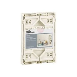 Mini Stacking Fold Flat Crate 22.2 X 15 X 8.7cm - Cream -Home Furnishings 384981 home essebtials mini stacking fold flat crate cream