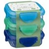 Simply Kids Clip Lock Tubs 3pk - Blue & Green 2 Simply Kids Clip Lock Tubs 3pk - Blue & Green -Home Furnishings 385227 3pk simply kids clip lock tubs