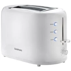 Goodmans Plastic 2 Slice Toaster - White