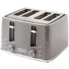 Goodmans Textured 4 Slice Toaster - Grey 1 Goodmans Textured 4 Slice Toaster - Grey -Home Furnishings 386707 goodmans textured 4 slice toaster grey 3