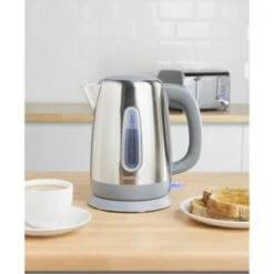 Goodmans Brushed Kettle 1.7L -Home Furnishings 386963 goodmans brushed kettle 1 7l 3