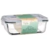 B&M Large Eco Glass Clip Lock Food Container 2 B&M Large Eco Glass Clip Lock Food Container -Home Furnishings 388506 large glass clip lock food container