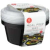 B&M Stackable Meal Prep Bowls 6pk -Home Furnishings 388510 meal prep bowls 6pk