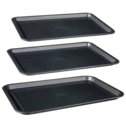 Betty Crocker Non-Stick Baking Tray Set 3pc 13 Betty Crocker Non-Stick Baking Tray Set 3pc -Home Furnishings 388523 set of 3 non stick baking trays group 2