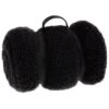 Simply Everyday Teddy Rolled Throw - Black -Home Furnishings 388692 simply teddy rolled throw black