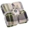 Simply Everyday Check Sherpa Throw - Green 1 Simply Everyday Check Sherpa Throw - Green -Home Furnishings 388700 green check sherpa throw