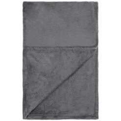 Simply Everyday Super Soft Throw - Grey -Home Furnishings 388704 simply super soft throw grey