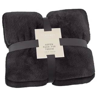 B&M Aspen Throw - Black 3 B&M Aspen Throw - Black
