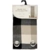 B&M Highland Woven Check Panel 54 X 86" - Mono -Home Furnishings 388873 highland mono check woven panel
