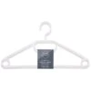 B&M Swivel Hook Hangers 8pk - White -Home Furnishings 389279 home organisation 8pk swivel hook hangers white