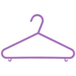 B&M Children's Hangers 10pk - Pastel -Home Furnishings 389289 home organisation co 10pk childrens hangers girl 3