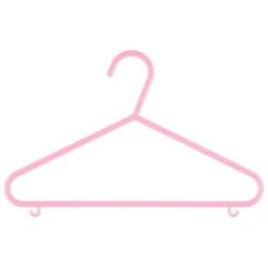 B&M Children's Hangers 10pk - Pastel -Home Furnishings 389289 home organisation co 10pk childrens hangers girl 7