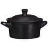 B&M Casserole Dish With Lid - Matte Black -Home Furnishings 390145 urban paradise mini casserole dish black