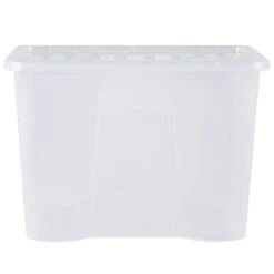 B&M Extra Large Storage Box With Lid 8 B&M Extra Large Storage Box With Lid -Home Furnishings 391380 clear 80l storgae box and lid