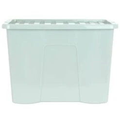 B&M Storage Box With Lid 80L - Sage -Home Furnishings 391384 sage 80l storage box and lid