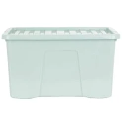 B&M Storage Box With Lid 60L - Sage 9 B&M Storage Box With Lid 60L - Sage -Home Furnishings 391388 sage 60l storage box