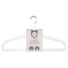 B&M Adult Clear Plastic Hanger 6pk -Home Furnishings 392151 6pk clear plastic hangers