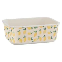 B&M Rectangular Tubs 2pk - Lemons 14 B&M Rectangular Tubs 2pk - Lemons -Home Furnishings 392929 2pk reuse and repurpose rectangle tubs lemon