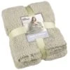 Home Essentials Teddy TV Blanket - Sage -Home Furnishings 393430 home essentials teddy tv blanket sage 2