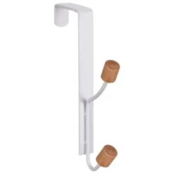 B&M Wood Double Over The Door Hooks 2pk -Home Furnishings 393905 2pk wood double over the door hooks 3