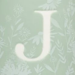 B&M Floral Alphabet Mug (Assorted) -Home Furnishings 394397 floral alphabet mug green j 2