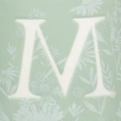 B&M Floral Alphabet Mug (Assorted) -Home Furnishings 394397 floral alphabet mug green m 2