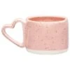 B&M Heart Handle Speckled Mug -Home Furnishings 394404 heart handle speckled mug
