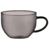 B&M Smoked Glass Coffee Mug -Home Furnishings 394433 smoked glass coffee mug1