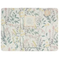 B&M Floral Placemat & Coaster Set 8pc -Home Furnishings 394455 floral placemat and coaster set 8pc