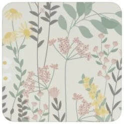 B&M Floral Placemat & Coaster Set 8pc -Home Furnishings 394455 floral placemat and coaster set 8pc 3